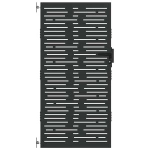 vidaXL Puutarhaportti 85x200 cm Corten-ter&auml;s neli&ouml;nmuotoinen