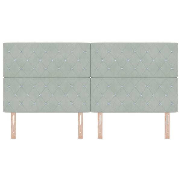 vidaXL P&auml;&auml;tylevy p&auml;&auml;tyll&auml; Vaaleanharmaa 200 cm Nahkavaatetus