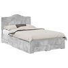vidaXL S&auml;ngyn runko Betoni Harmaa 4FT Small Double Tekninen puu