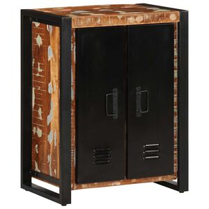 vidaXL Senkki Moniv&auml;rinen 55x35x70 cm massiivipuu kierr&auml;tetty