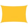 vidaXL Aurinkopurje 160 g/m&sup2; suorakaide keltainen 4x6 m HDPE