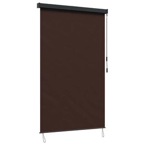 vidaXL Rullaverho Ruskea 140 x 250 cm Kangas ja Alumiini