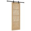 vidaXL Liukuovi ORKDAL 73,5 x 211 cm T&auml;ysi m&auml;nty Luonnollinen