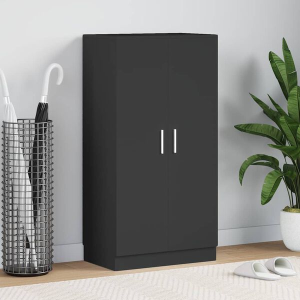 vidaXL Kenk&auml;kaappi musta 55x35x108 cm suunniteltu puu
