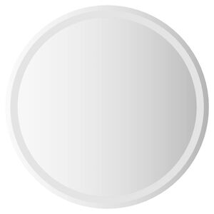vidaXL LED kylpyhuonemirror peilill&auml; L&auml;pin&auml;kyv&auml; &Oslash; 70 cm karkaistu lasi