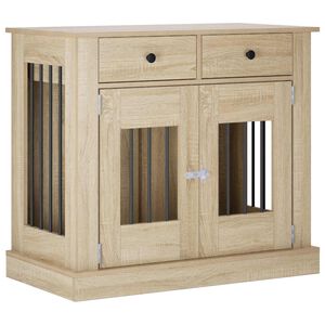 vidaXL Koira h&auml;kkihuonekalu Sonoma-tammi 90 x 47,5 x 80 cm
