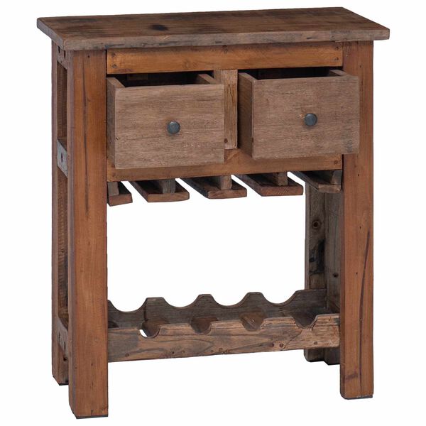 vidaXL Kaappi Ruskea 60 x 30 x 70 cm Kierr&auml;tetty massiivinen puu