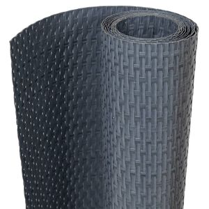 vidaXL Parvekesuoja antrasiitti 300x100 cm polyrottinki