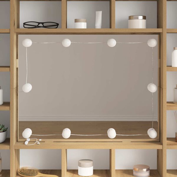 vidaXL Peilivalot LED -nauhavalot Valkoinen 4.5 x 4.5 x 4.8 cm Muovi