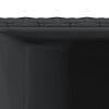 vidaXL Kukkalaatikko musta 30x30x60 cm polyrottinki