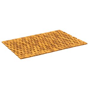 vidaXL Kylpymatot Luonnollinen 65 x 100 cm Tihe&auml; akasiapuu