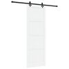 vidaXL Liukuovi Valkoinen ja musta 83 x 232 cm T&auml;ysi m&auml;nty