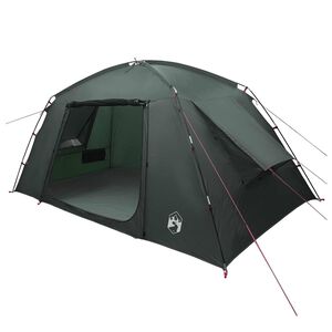 vidaXL M&ouml;kki teltta katolla Armivihre&auml; 400 x 210 x 180 cm Polyesteri