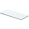 vidaXL Hyllypaneeli Kirkas Lasi 40x12 cm