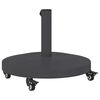 vidaXL Päivänvarjonjalusta Tumma harmaa 48 x 48 x 32 cm