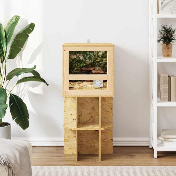 vidaXL Terrarium Ruskea 40 x 40 x 90 cm OSB