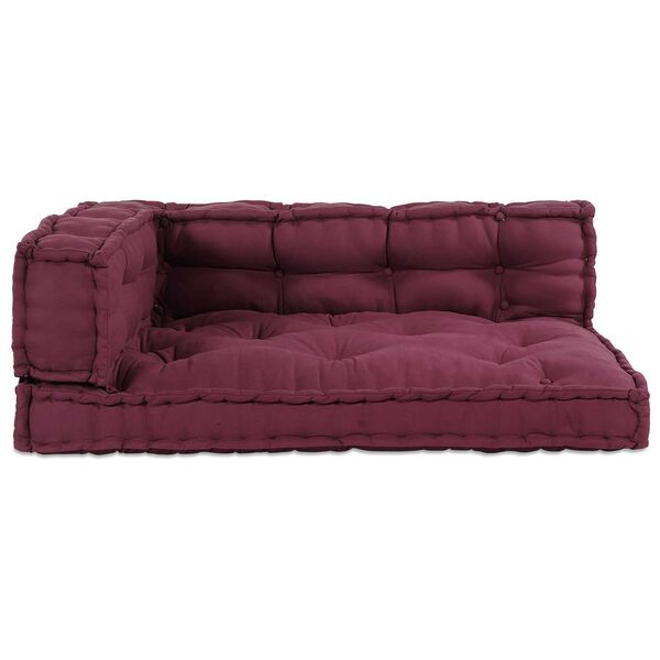 vidaXL Pallet-sofatyyny Burgundy kangas