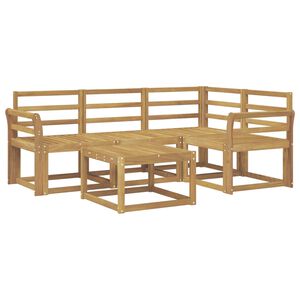 vidaXL Ulkosohvakokoelma 5 pcs valkoinen 59 x 59 x 37 cm