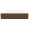 vidaXL Pussijousipatja tummanruskea 80x200x20 cm kangas