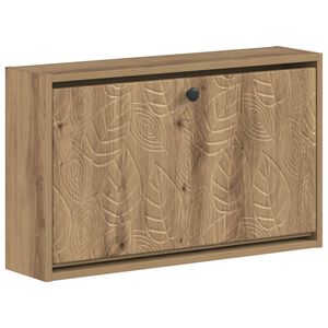 vidaXL Sein&auml;lle asennettava kenk&auml;kaappi DELFT 71 x 17 x 43 cm