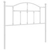 vidaXL Metallinen vaihtop&auml;&auml;ty valkoinen 100 cm