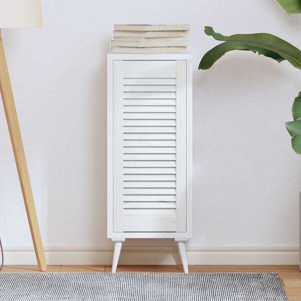 vidaXL Kaapin Ovi S&auml;leikk&ouml; Design Valkoinen 69x29,5 cm