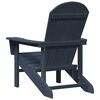 vidaXL Adirondack-tuoli Laivastonsininen 74 x 82 x 92cm HDPE