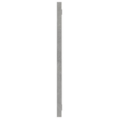 vidaXL Kylpyhuonepeili betoninharmaa 90x1,5x37 cm lastulevy