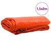 vidaXL Pressu 650g / m² Oranssi 1,5 x 2 m Kangas PVC-pinnoitteella