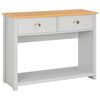 vidaXL Konsolip&ouml;yt&auml; harmaa 97x35x76 cm