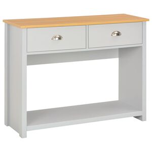 vidaXL Konsolip&ouml;yt&auml; harmaa 97x35x76 cm