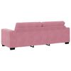 vidaXL | Sohvasetti | 2 pcs Pinkki 221 x 78 x 80 cm Sametti