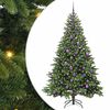 vidaXL Tekojoulukuusi 300 LED-valoilla Vihre&auml; 180 cm PE ja PVC