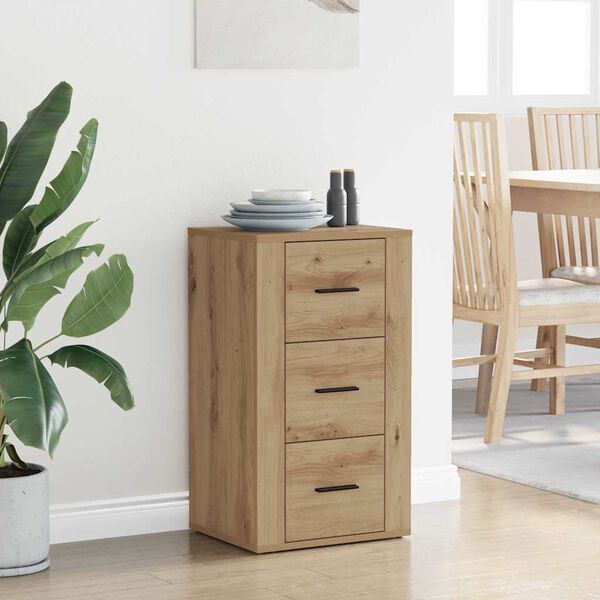 vidaXL Sivup&ouml;yt&auml; Artisan tammi 40 x 33 x 70 cm Tekninen puu