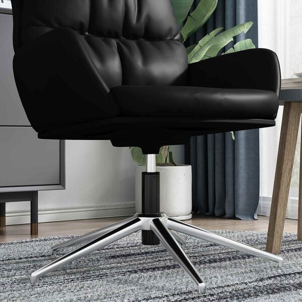 vidaXL Toimistotuolin kaasusylinteri Musta 9 cm Rauta