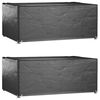 vidaXL Puutarhakalustesuojat 2 kpl 8 purjerengasta 180x122x75 cm