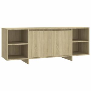 vidaXL TV-taso Sonoma-tammi 130x35x50 cm lastulevy