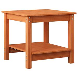 vidaXL Sohvap&ouml;yt&auml; Vahanruskea 50 x 50 x 45 cm T&auml;ysi m&auml;nty