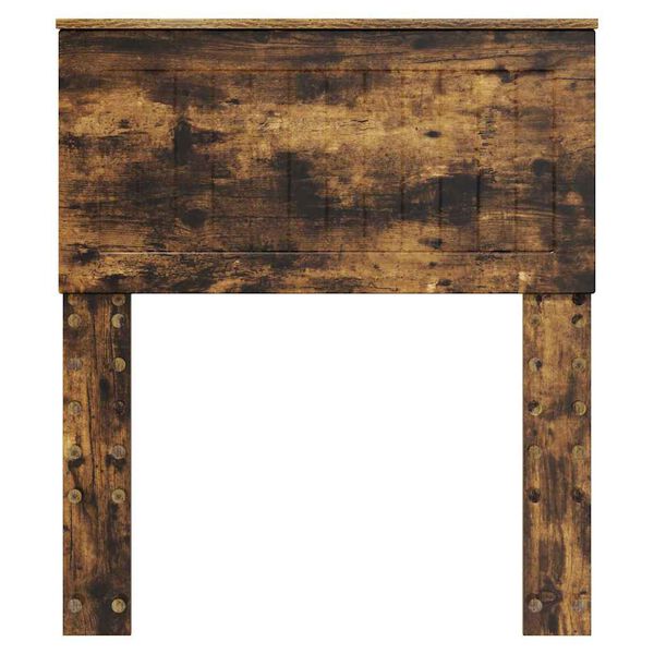 vidaXL Päätylevy päätyllä Savupähkinä 75 cm Tekninen puu