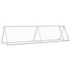 vidaXL Kaninkoppi hopea 400x105x91 cm galvanoitu ter&auml;s