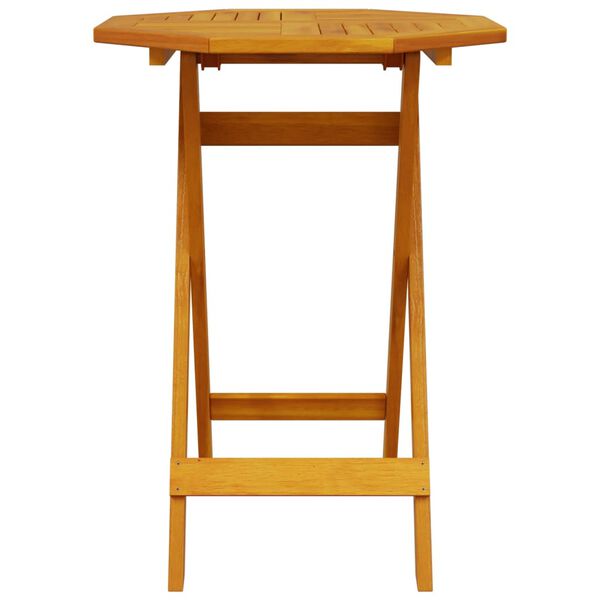 vidaXL 3-osainen Kokoontaitettava bistrosarja t&auml;ysi akasiapuu