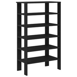 vidaXL Kenk&auml;teline musta 61x32x105 cm tekninen puu