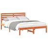 vidaXL S&auml;ngyn runko Vaha ruskea 4FT Small Double Massiivinen m&auml;nty