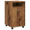 vidaXL Py&ouml;r&auml;kaappi vanhaa puuta 33x38x60 cm tekninen puu
