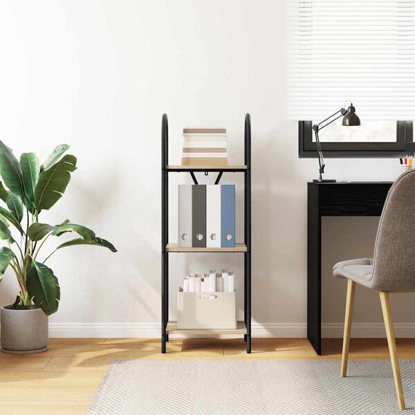 vidaXL Kirjahylly Sonoman tammi 40 x 30 x 109 cm Tekninen puu