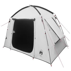 vidaXL M&ouml;kki teltta Valkoinen Mustoutus 210 x 210 x 138 cm Polyesteri