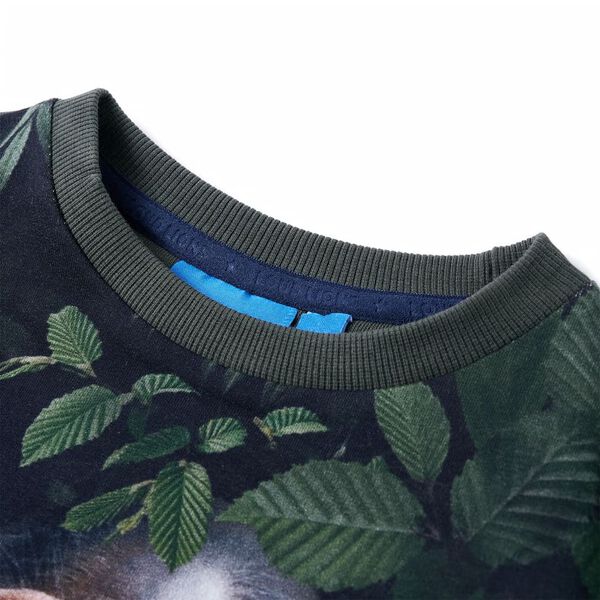 Lasten collegepaita tumma khaki 140