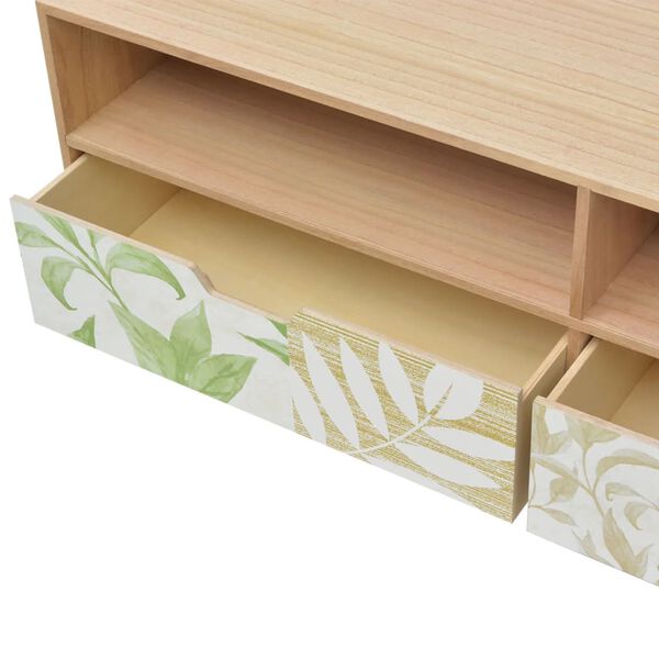 vidaXL TV-taso MDF 120x30x50 cm Ruskea