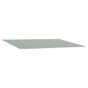 vidaXL Markiisin vaihtokangas Vihre&auml; ja valkoinen 600 &times; 300 cm