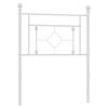 vidaXL Metallinen vaihtop&auml;&auml;ty valkoinen 75 cm